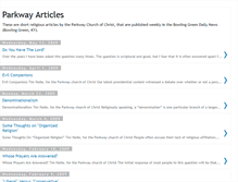 Tablet Screenshot of parkwayarticles.blogspot.com