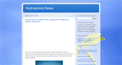 Desktop Screenshot of hydroponicsnews.blogspot.com