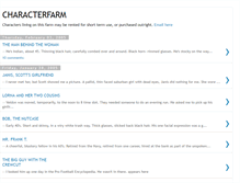 Tablet Screenshot of characterfarm.blogspot.com