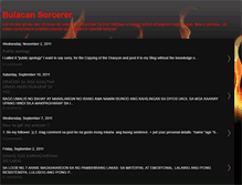 Tablet Screenshot of bulacansorcerer.blogspot.com