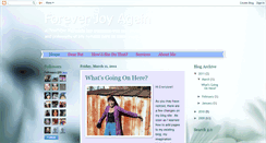 Desktop Screenshot of foreverjoyagain.blogspot.com