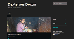 Desktop Screenshot of dexterousdoctor.blogspot.com