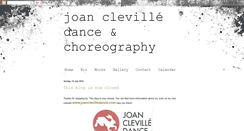 Desktop Screenshot of joancleville.blogspot.com