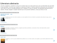 Tablet Screenshot of abstractaliteratura.blogspot.com