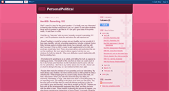 Desktop Screenshot of espersonalpolitical.blogspot.com