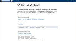 Desktop Screenshot of 52hikes52weekends.blogspot.com