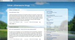 Desktop Screenshot of goranjohansson.blogspot.com