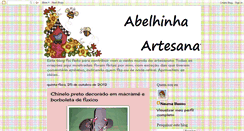 Desktop Screenshot of abelhinhaartesanato.blogspot.com