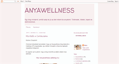 Desktop Screenshot of anyawellness.blogspot.com