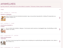 Tablet Screenshot of anyawellness.blogspot.com