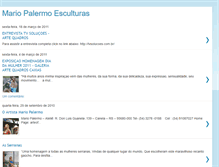 Tablet Screenshot of mariopalermoesculturas.blogspot.com