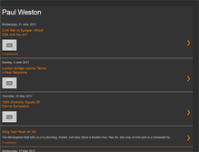 Tablet Screenshot of paulweston101.blogspot.com