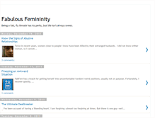 Tablet Screenshot of fabulousfemininity.blogspot.com