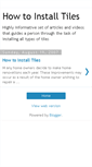 Mobile Screenshot of how-to-install-tiles.blogspot.com