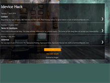 Tablet Screenshot of idevice-hack.blogspot.com