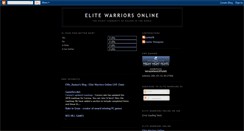 Desktop Screenshot of elitewarriorsonline.blogspot.com