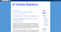 Desktop Screenshot of elvolantemigratorio.blogspot.com