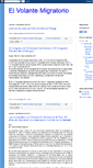 Mobile Screenshot of elvolantemigratorio.blogspot.com