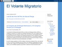 Tablet Screenshot of elvolantemigratorio.blogspot.com