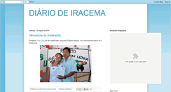 Desktop Screenshot of diariodeiracema.blogspot.com