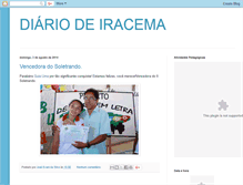 Tablet Screenshot of diariodeiracema.blogspot.com