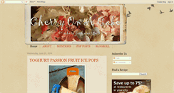 Desktop Screenshot of cherryonacake.blogspot.com