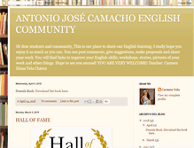 Tablet Screenshot of camacho-english-class.blogspot.com