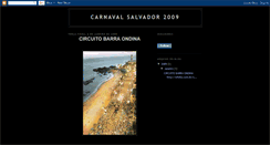 Desktop Screenshot of carnavalbahia2009.blogspot.com