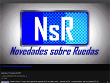 Tablet Screenshot of novedades-sobreruedas.blogspot.com