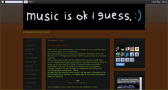 Desktop Screenshot of musicisokiguess.blogspot.com