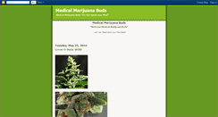 Desktop Screenshot of medicalmarijuanabuds.blogspot.com