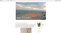 Desktop Screenshot of dearlittlewater.blogspot.com