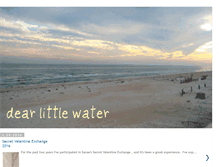 Tablet Screenshot of dearlittlewater.blogspot.com