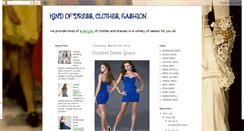 Desktop Screenshot of kindofdress.blogspot.com