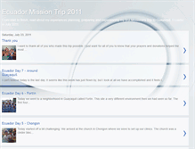 Tablet Screenshot of ecuadormission2011.blogspot.com