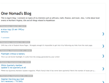 Tablet Screenshot of one-nomads-blog.blogspot.com