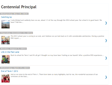 Tablet Screenshot of centennialprincipal.blogspot.com