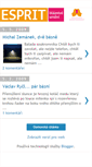 Mobile Screenshot of casopis-esprit-umeni.blogspot.com
