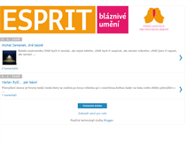 Tablet Screenshot of casopis-esprit-umeni.blogspot.com