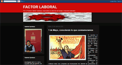 Desktop Screenshot of factorlaboral.blogspot.com