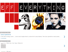 Tablet Screenshot of effeverything.blogspot.com