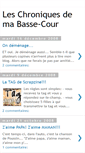 Mobile Screenshot of leschroniquesdunebasse-cour.blogspot.com
