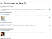 Tablet Screenshot of leschroniquesdunebasse-cour.blogspot.com