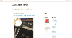 Desktop Screenshot of alexanderkorte.blogspot.com