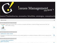 Tablet Screenshot of gestiondeasuntos.blogspot.com