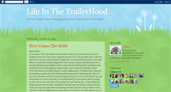 Desktop Screenshot of mylifeinthetrailerhood.blogspot.com