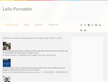 Tablet Screenshot of lellopensador.blogspot.com