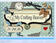 Tablet Screenshot of goonergirl-craftingheaven.blogspot.com