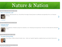 Tablet Screenshot of natureandnation.blogspot.com