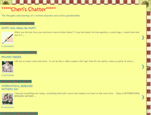 Tablet Screenshot of cherischatter.blogspot.com
